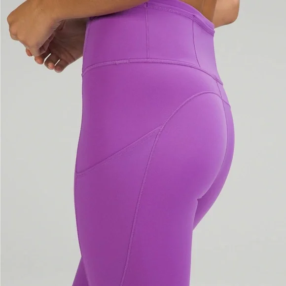 Lululemon Fast and Free HR crop 23” - Picture 4 of 7